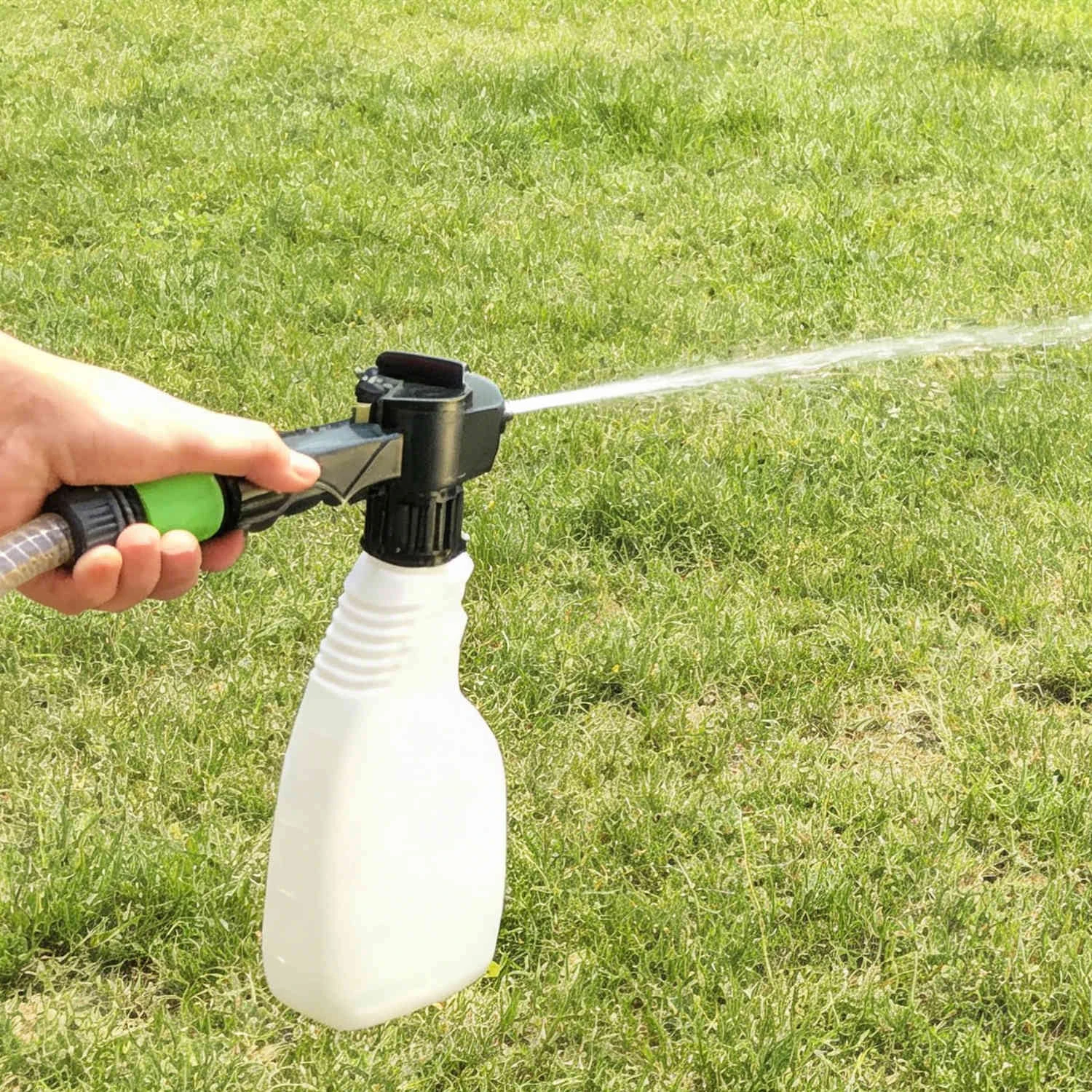 Pulverizador de extremidade de mangueira ajust&aacute;vel com spray de ventilador para fertiliza&ccedil;&atilde;o e limpeza de controle de pragas