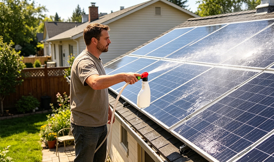 Manuten&ccedil;&atilde;o de pain&eacute;is solares