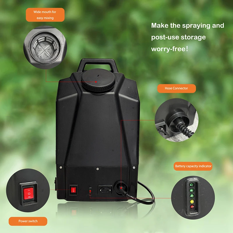 Kobold 20l mochila el&eacute;trica pulverizador recarreg&aacute;vel alimentado por bateria para agricultura gramado jardim desinfec&ccedil;&atilde;o (moldagem por sopro)