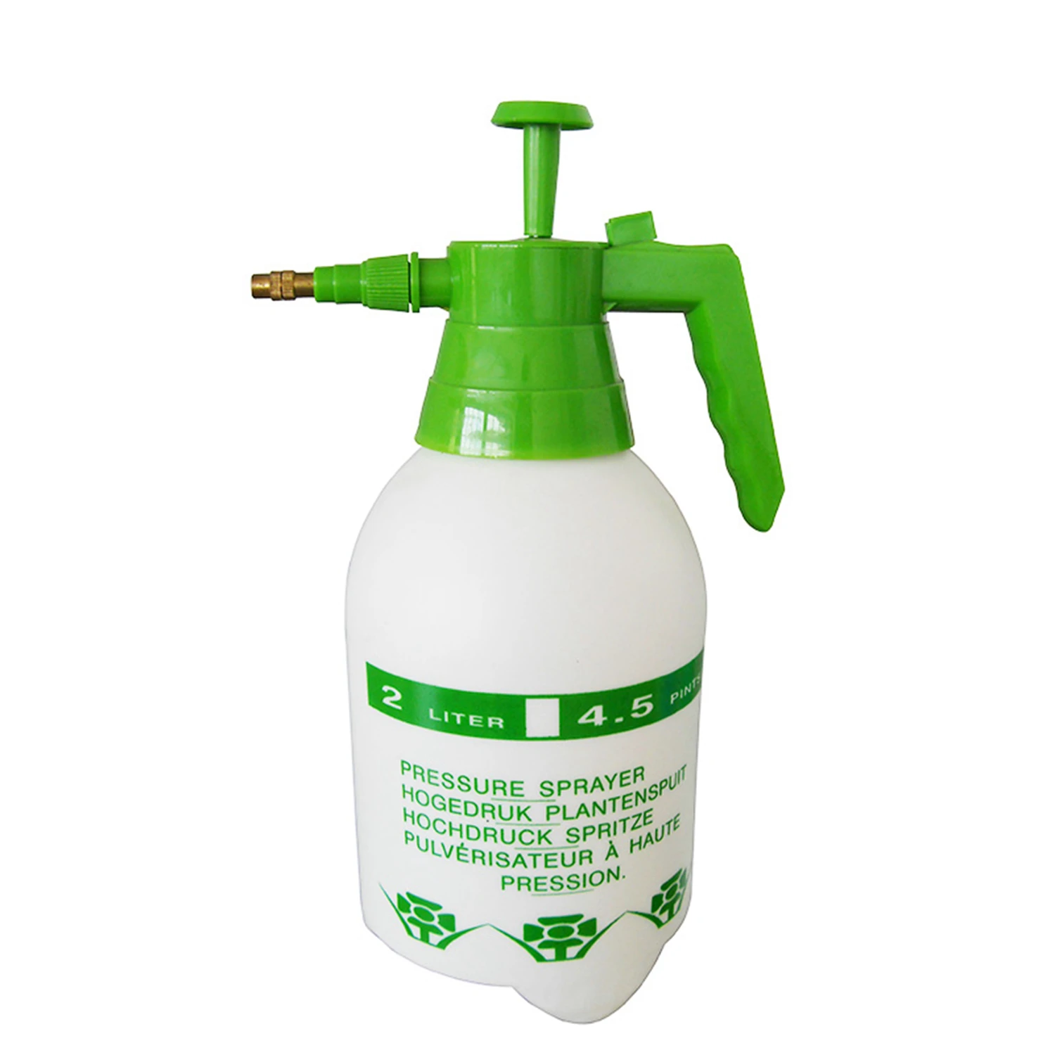 Pulverizador de bomba de press&atilde;o de jardim de 1/2 gal&atilde;o com valor de seguran&ccedil;a e bico ajust&aacute;vel para regar, limpeza dom&eacute;stica e lavagem de carro