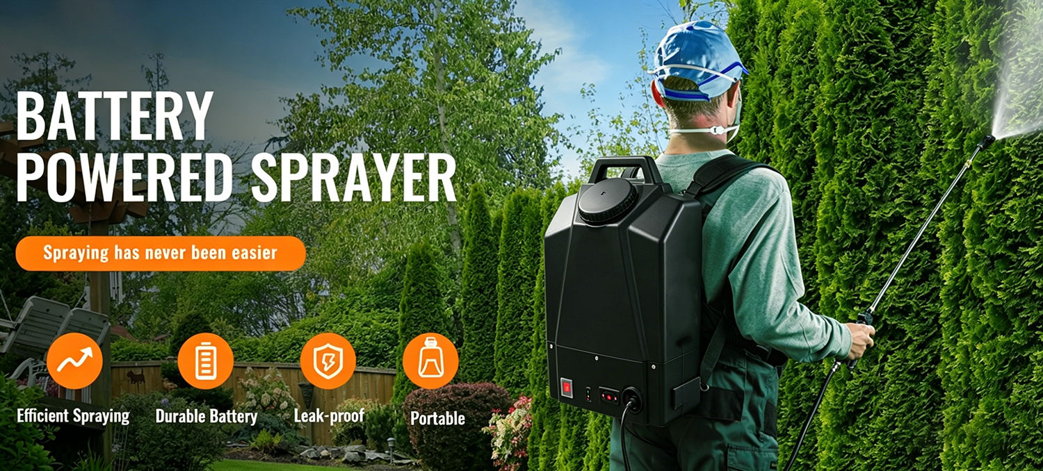 Kobold 20l mochila elétrica pulverizador recarregável alimentado por bateria para agricultura gramado jardim desinfecção (moldagem por sopro)