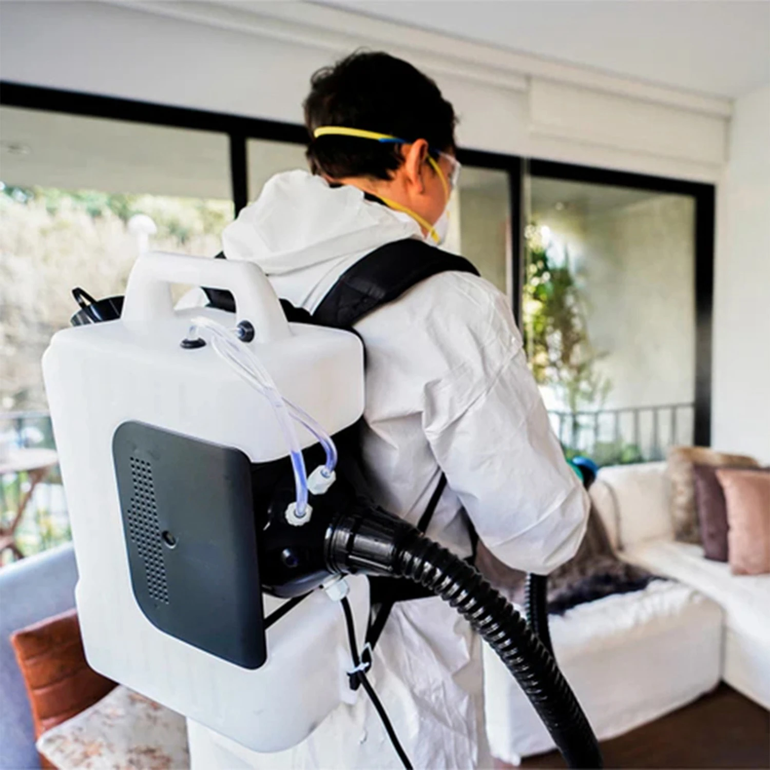 Pulverizador de n&eacute;voa 10L ULV com gota ajust&aacute;vel para saneamento e desinfec&ccedil;&atilde;o de controle de pragas agr&iacute;colas