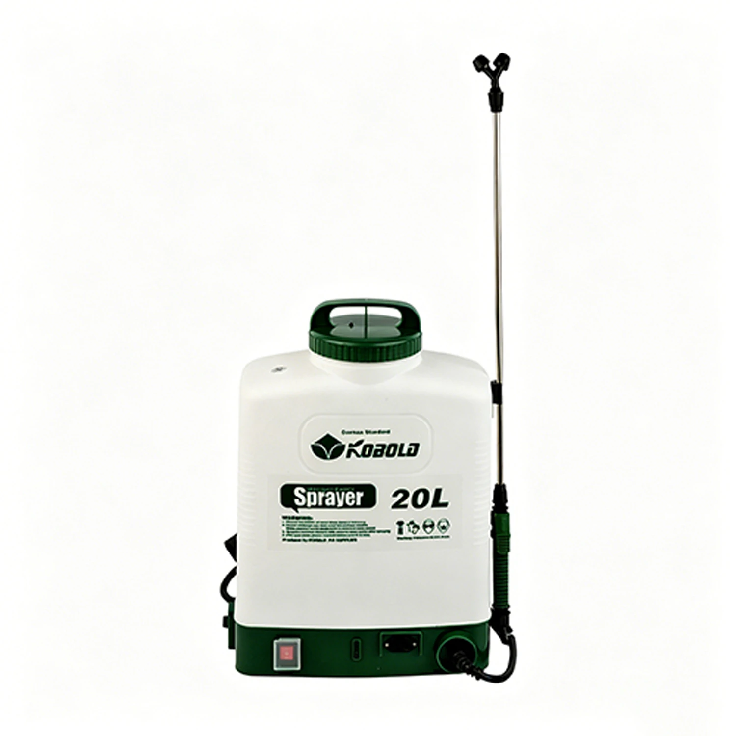 Kobold 20L Pulverizador el&eacute;trico mochila recarreg&aacute;vel alimentado por bateria para desinfec&ccedil;&atilde;o de jardim gramado agr&iacute;cola