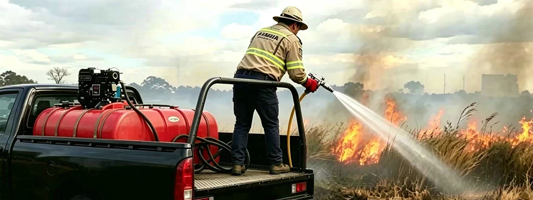Pistola Pulverizadora 800 PSI &ndash; Aplica&ccedil;&atilde;o Eficaz no Combate a Inc&ecirc;ndios Florestais