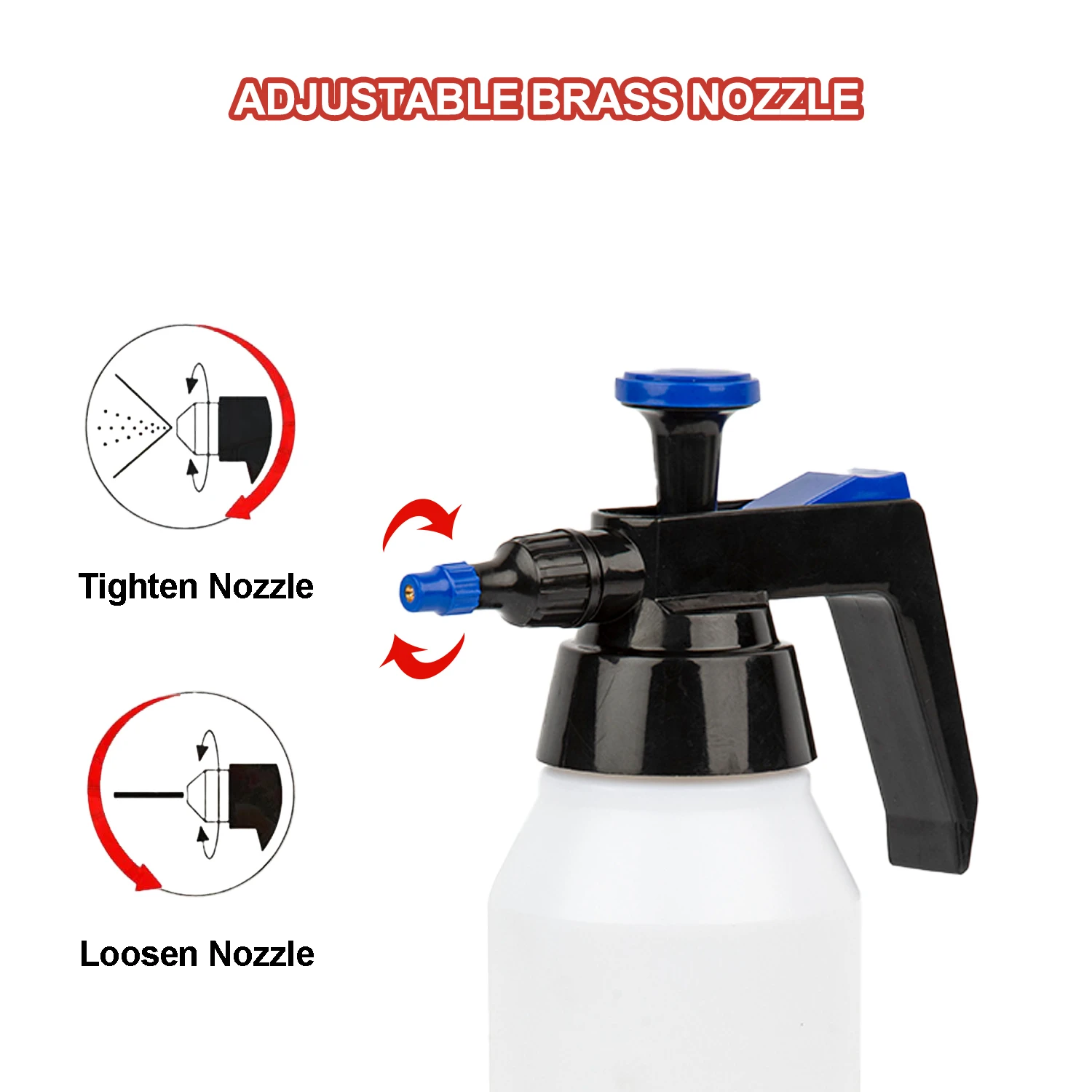 Pulverizador solvente 1.5L com bocal pl&aacute;stico para manuten&ccedil;&atilde;o industrial de cuidados com o carro