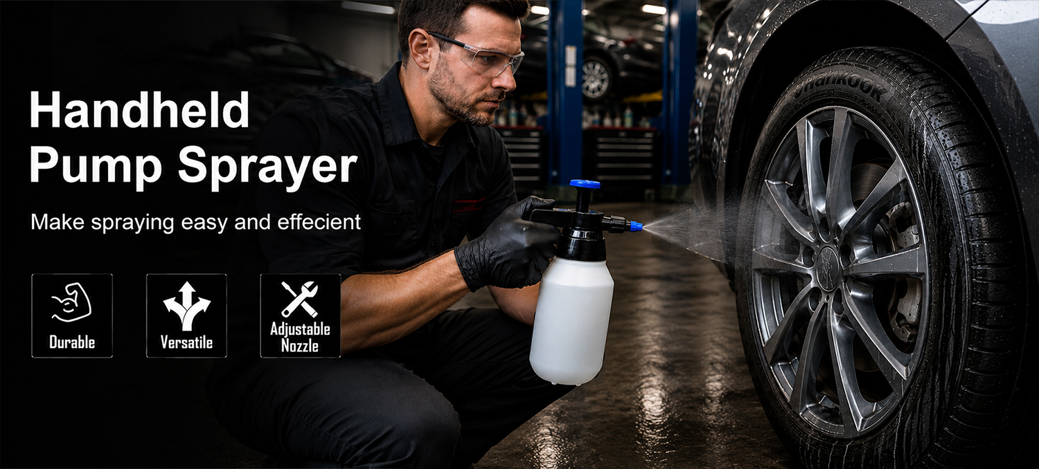 Pulverizador solvente 1.5L com bocal plástico para manutenção industrial de cuidados com o carro