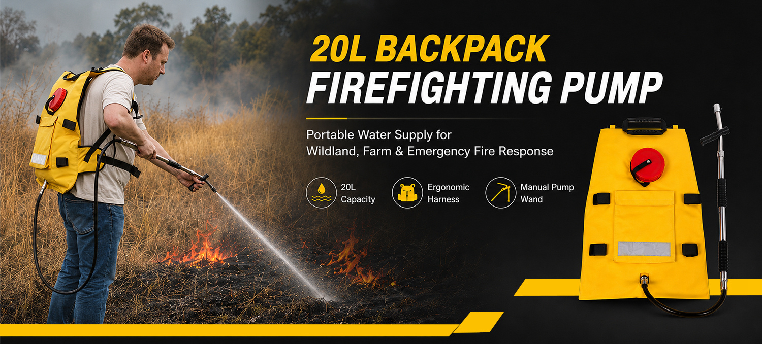 Bomba de combate a incêndio de mochila 20L para combate a incêndios florestais e uso de emergência