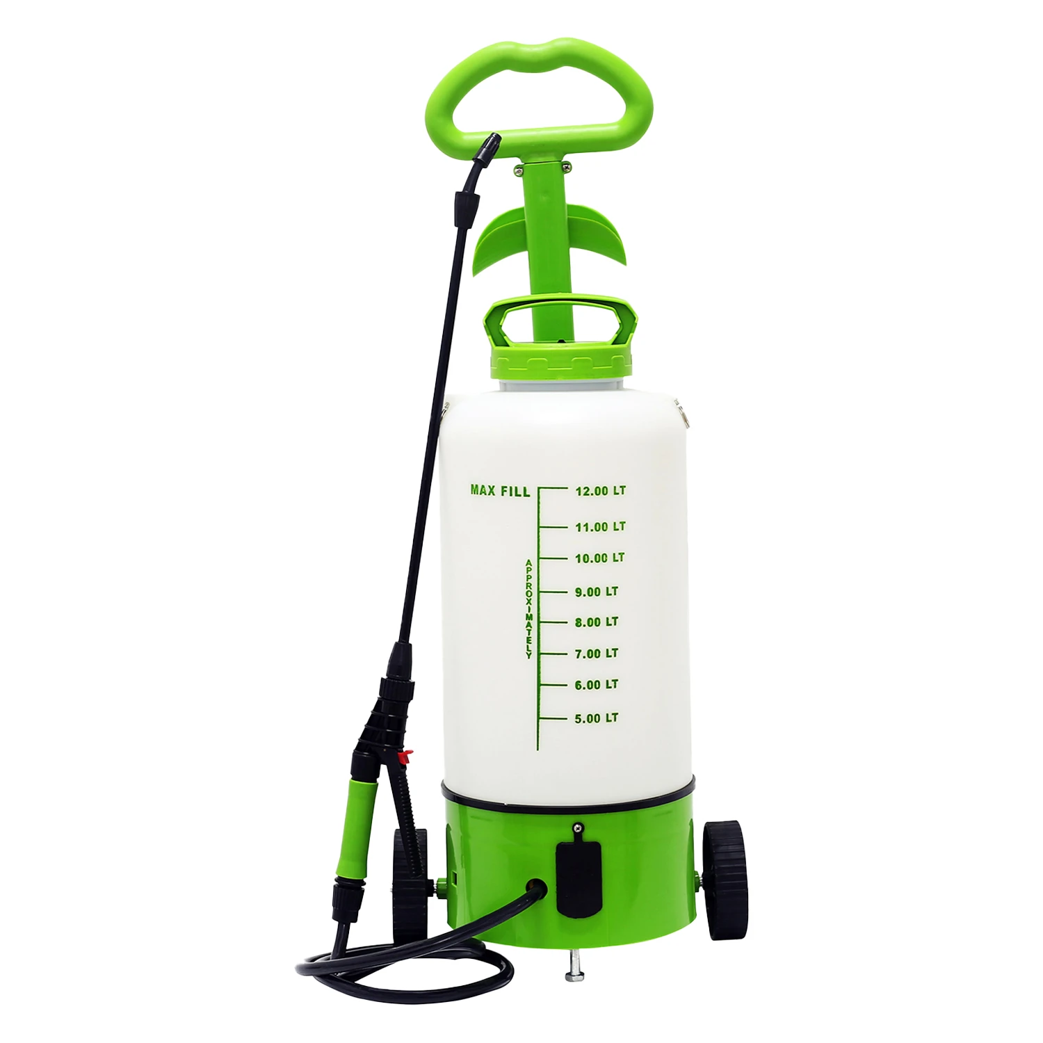 Pulverizador de bateria com carrinho 12L para jardim gramado agr&iacute;cola