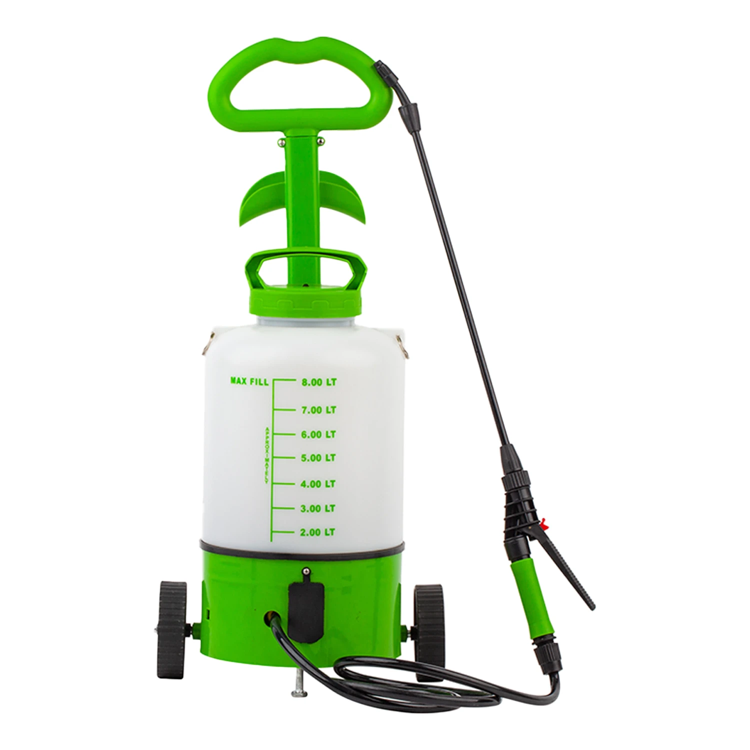 Pulverizador de bateria com carrinho 8L para jardim gramado agr&iacute;cola