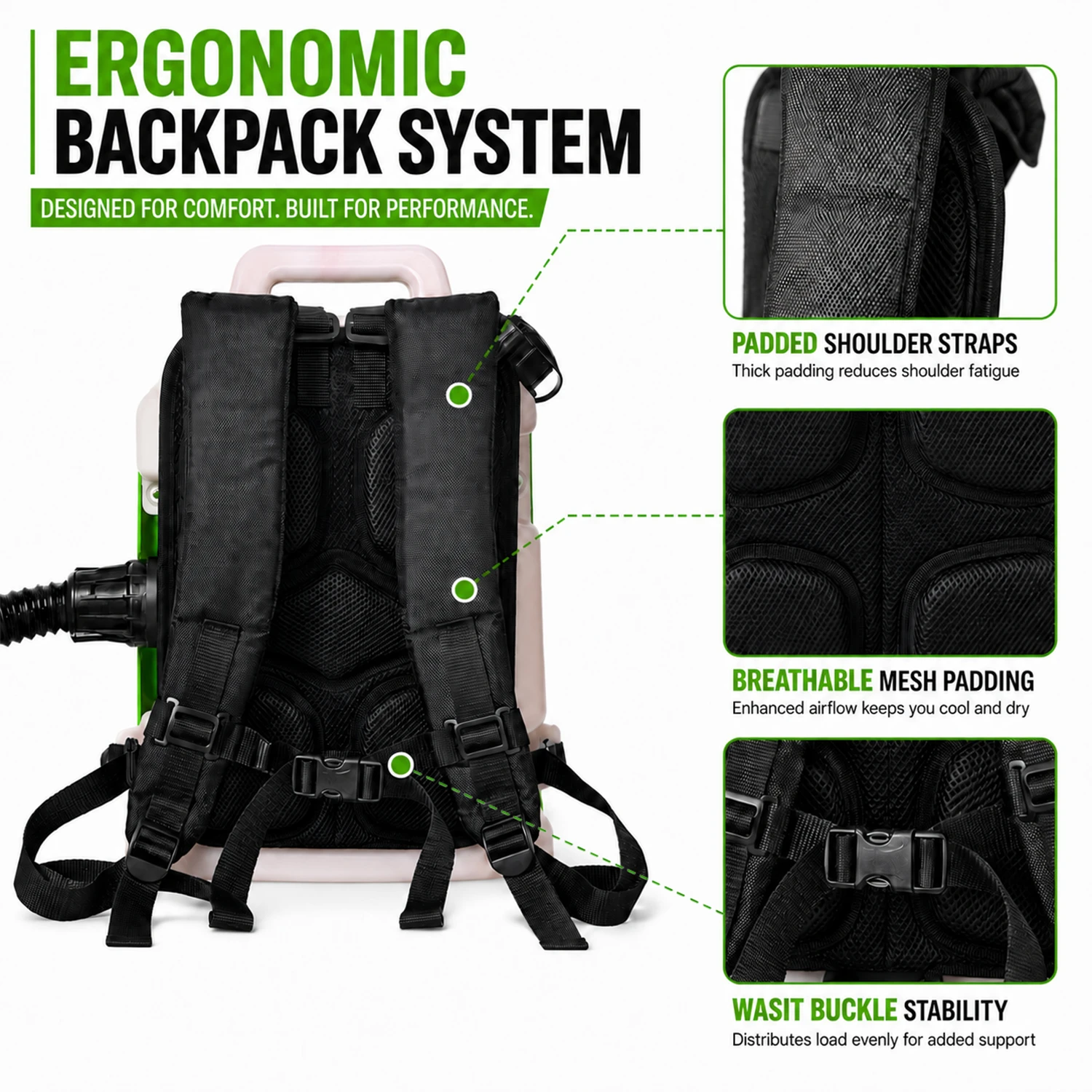 Pulverizador ULV com bateria de l&iacute;tio 7L para saneamento e desinfec&ccedil;&atilde;o de controle de pragas
