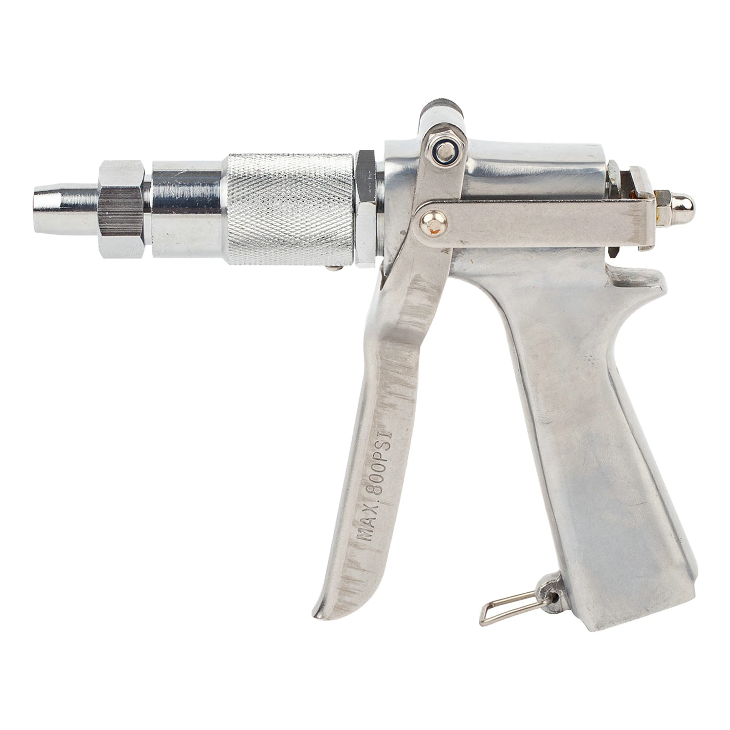 Pistola pulverizadora de alum&iacute;nio de 800 PSI com padr&otilde;es de pulveriza&ccedil;&atilde;o ajust&aacute;veis para regar plantas, lavar carros, combate a inc&ecirc;ndios florestais